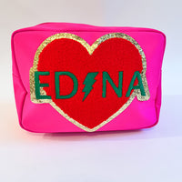 Edina Patch Large Cosmetic Bag