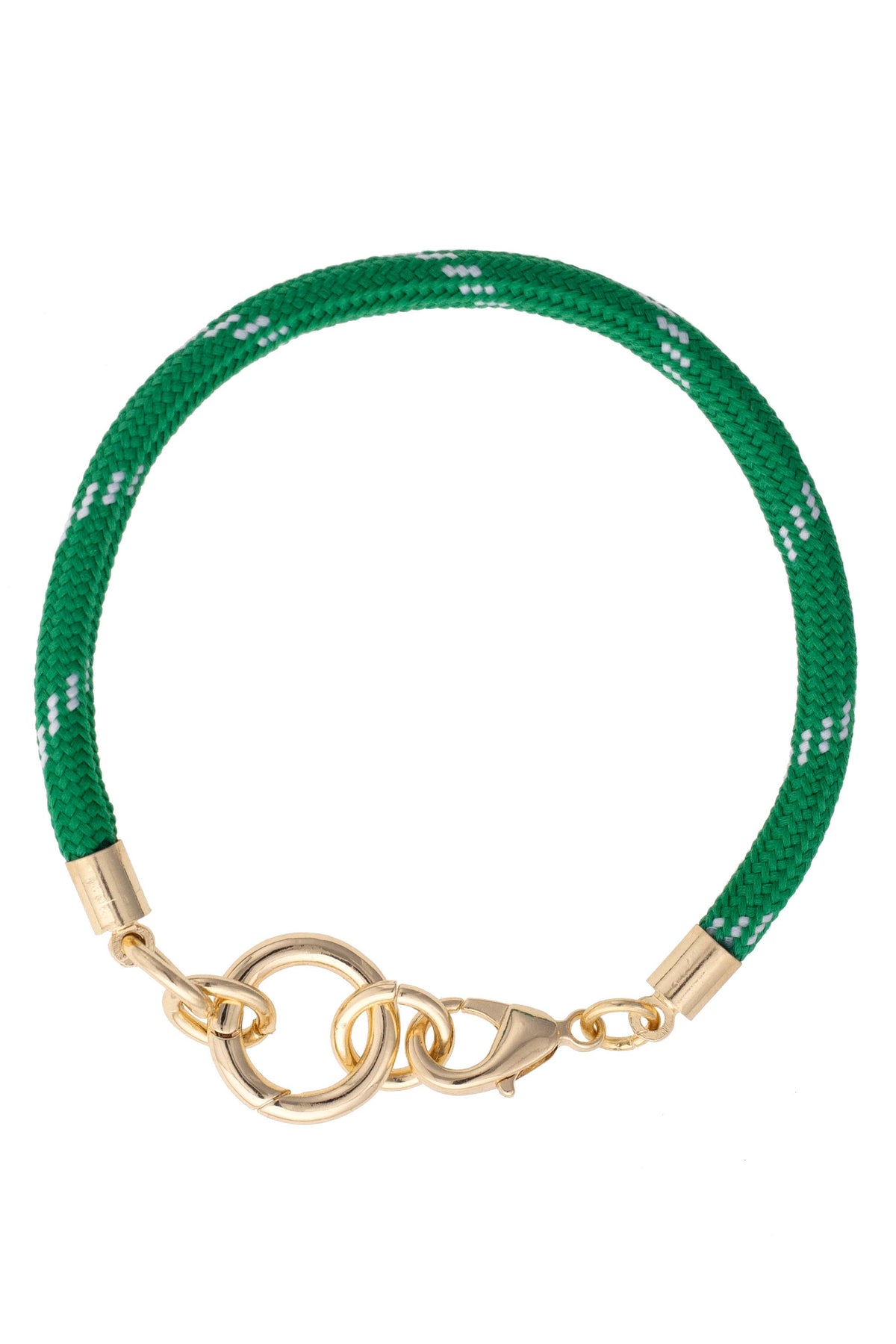 Goldie Paracord Charm Bracelet Base: Kelly Green