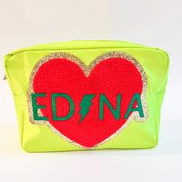 Edina Patch Large Cosmetic Bag