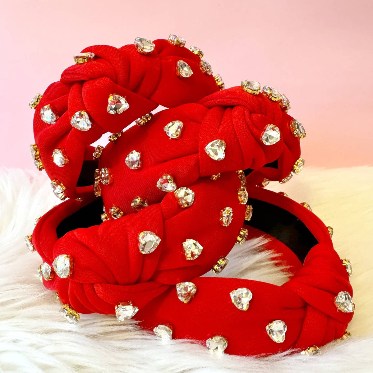 Red Hot Heart Headband