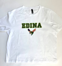 Edina Hornets R,W,B White  Tee