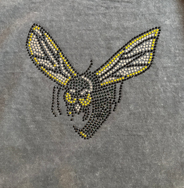 Edina Hornets Cropped Rhinestone Tee