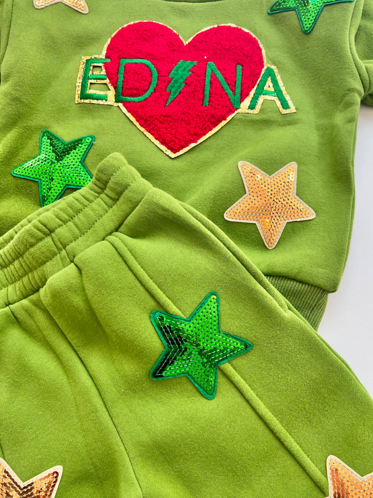 Edina Girls Star Sequin Set