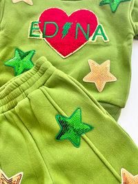 Edina Girls Star Sequin Set