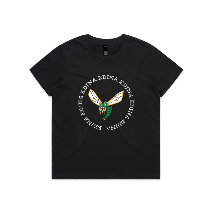 Edina Circle Hornets Black Tee