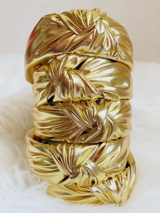 Gold Metallic Headband