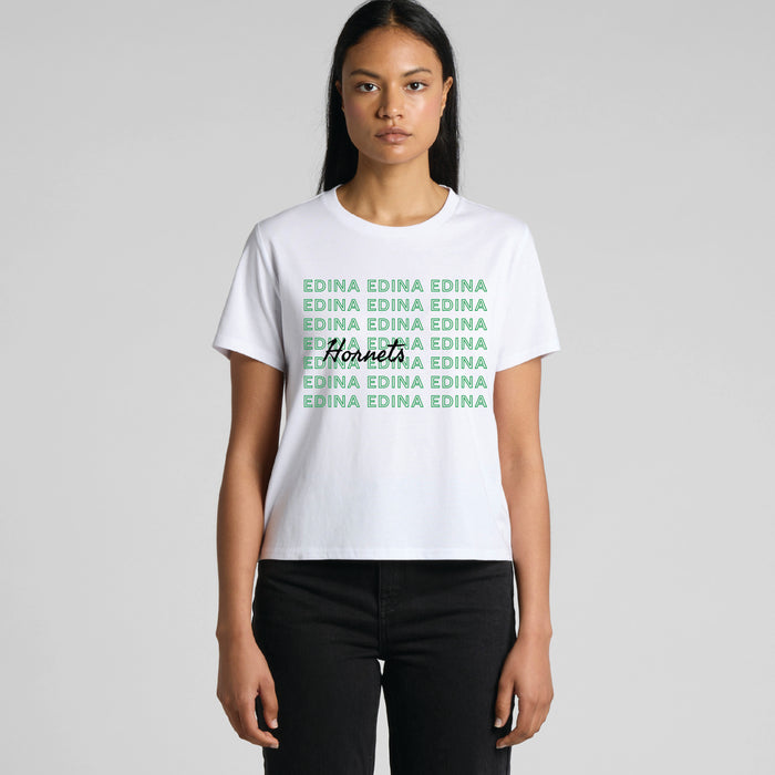 Edina Hornets White  Tee