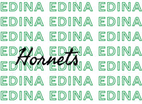 Edina Hornets White  Tee
