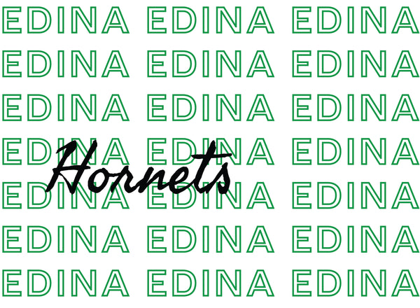 Edina Hornets White  Tee