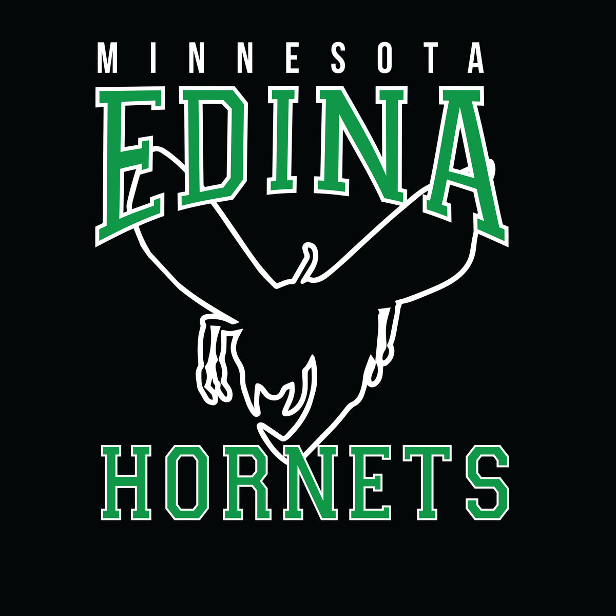 Minnesota Edina Hornets Cropped Tee