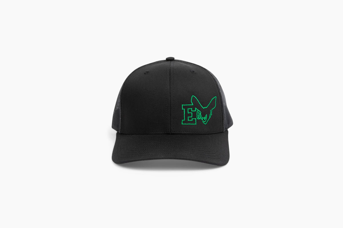 EDINA HORNET TRUCKER HAT - BLACK