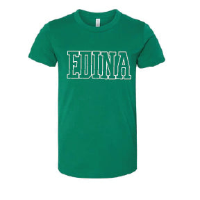 Youth Green Bella Canvas Tee Edina Screen Print